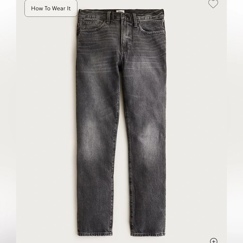 J crew 770™ Straight-fit jean in faded black wash